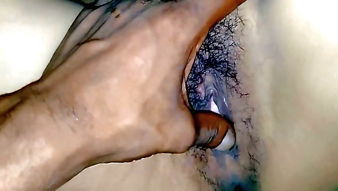 Busty Indian beauty gets on her knees and suck cock