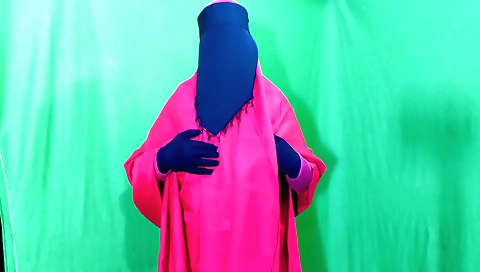 Indian hijabi girl has sex with neighbor in private